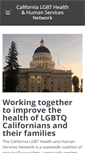 Mobile Screenshot of californialgbthealth.org